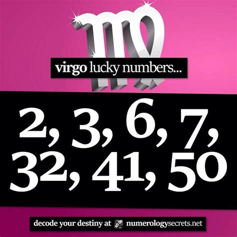 lucky numbers for virgo for lottery|Lucky Lottery Numbers for Virgo: Today and Lifetime.
